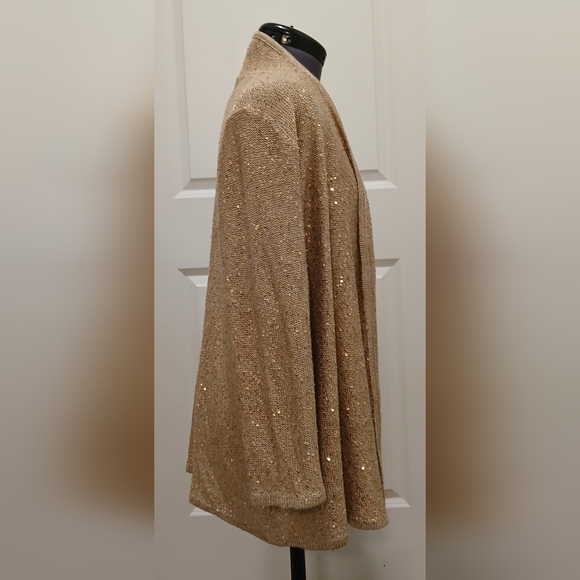 NWT Alfred Dunner Almond Sweater Shirt Necklace Set - Picture 5 of 11